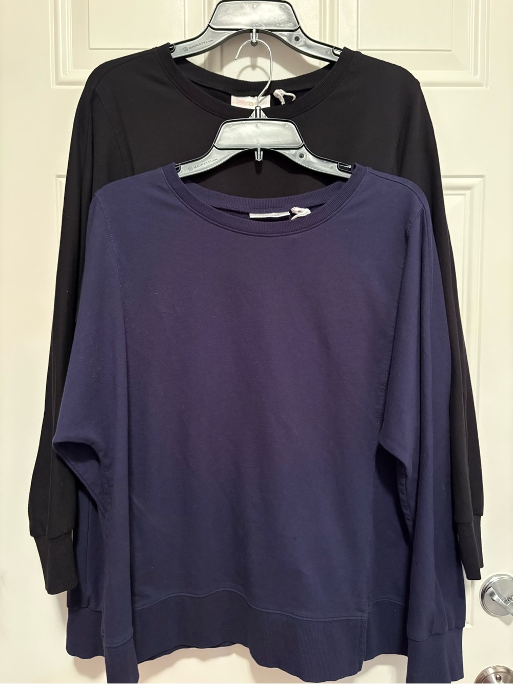NWOT Set of 2 Crew Neck French Terry Tops